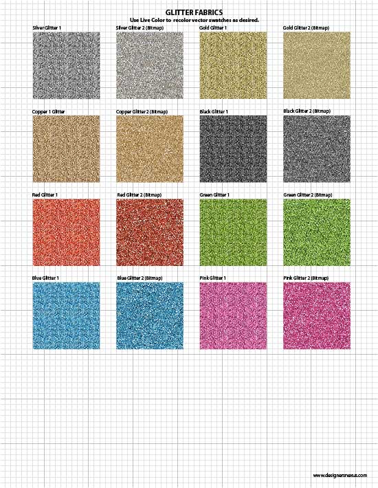 Vector Fabric Swatches & Fashion Embellishments - My Practical